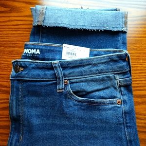 NWT! Sonoma Jeans. Women's Size 14R. High Rise straight crop.
